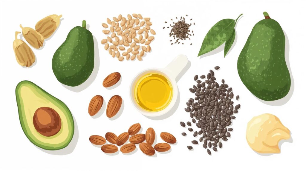 Optimal Foods for Beneficial Fats in Postpartum Diet Plan