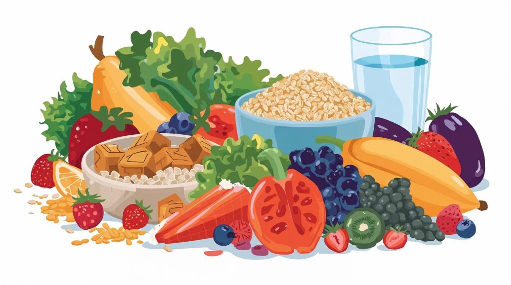 Optimal Foods for Fiber and Hydration in Postpartum Diet Plan