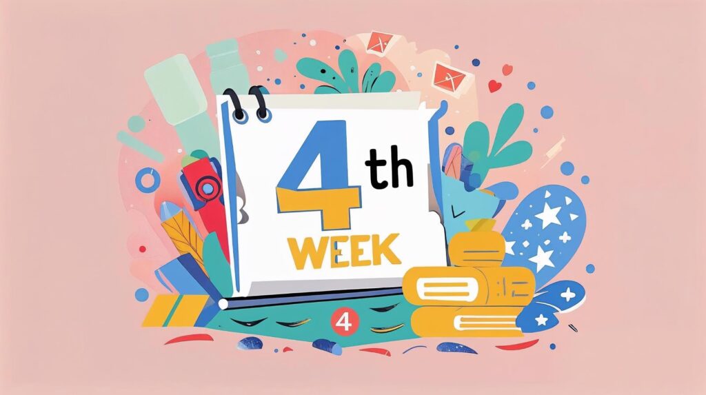 Postpartum recovery fourth week