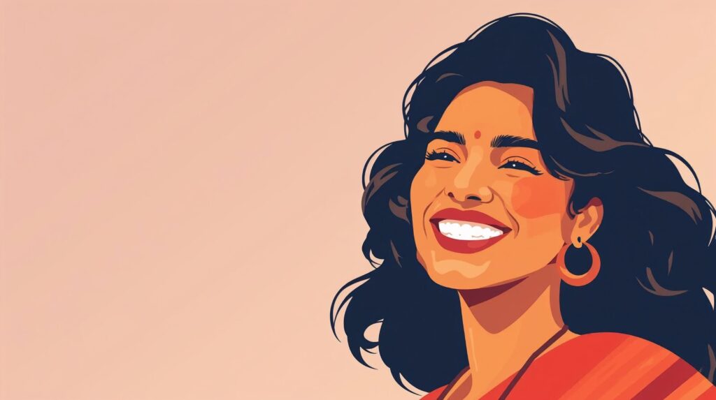 New mom following a postpartum weight loss diet plan at home