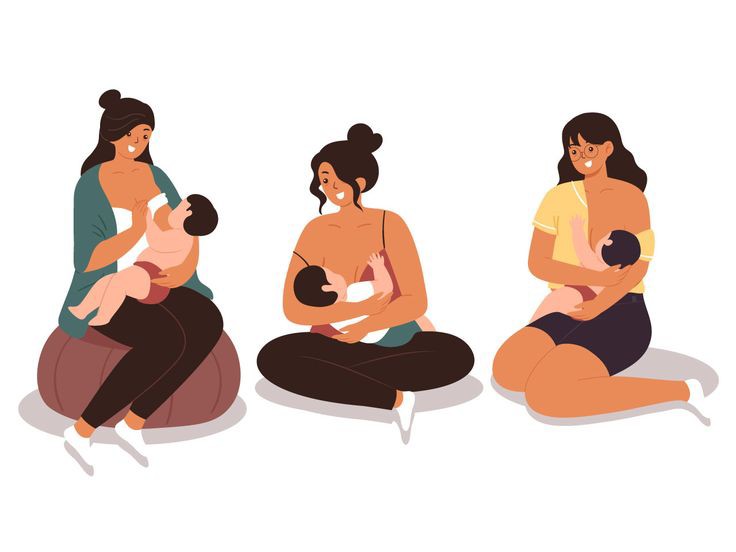 new mom doing postpartum exercise while breastfeeding