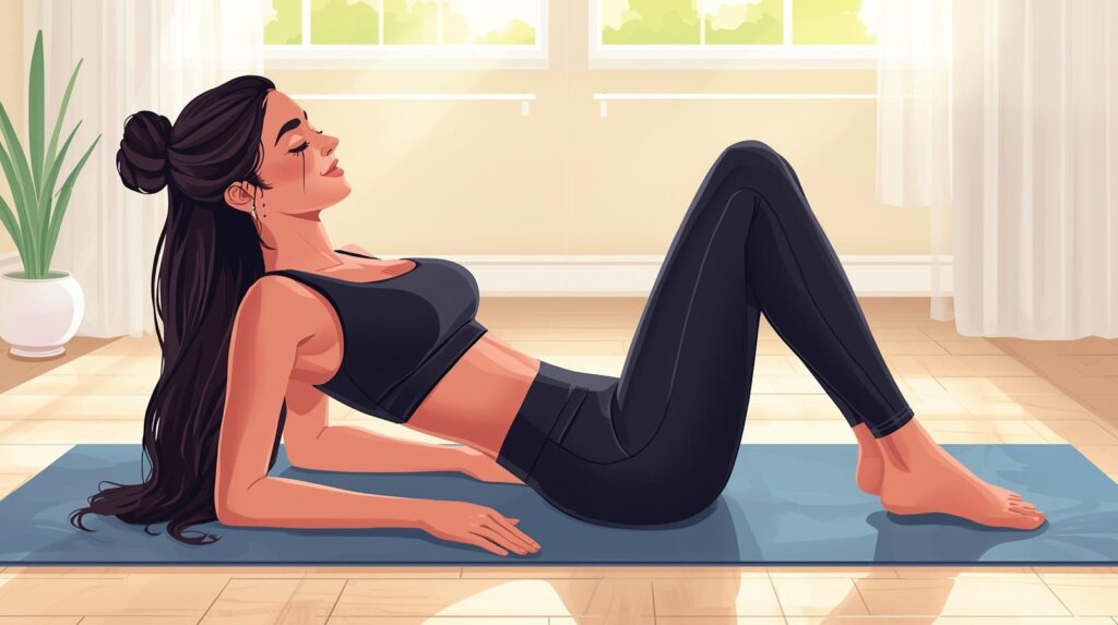 Simple stretch for improving flexibility and posture