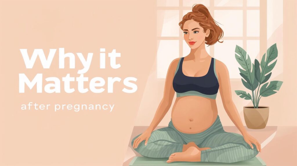 low impact couch stretch for new moms recovering after delivery