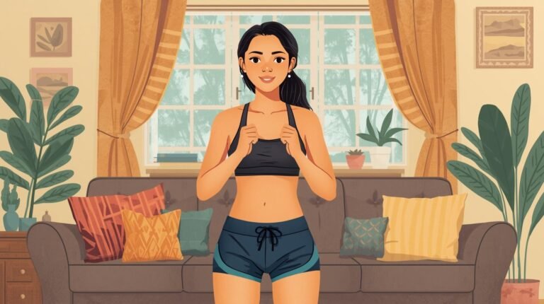 person doing groin stretch to relieve tight hips and improve flexibility