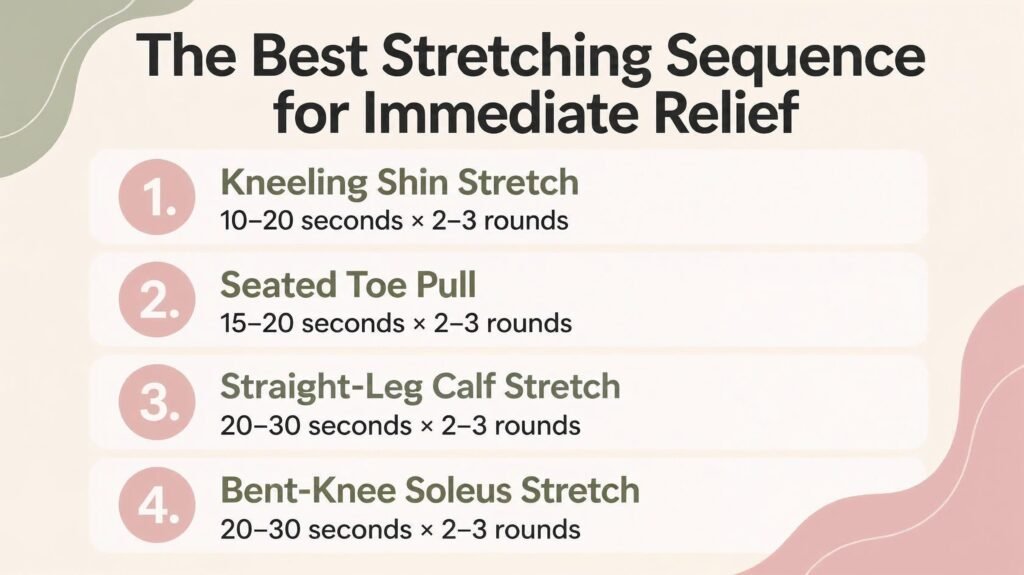 The Best Stretching Sequence for Immediate Relief